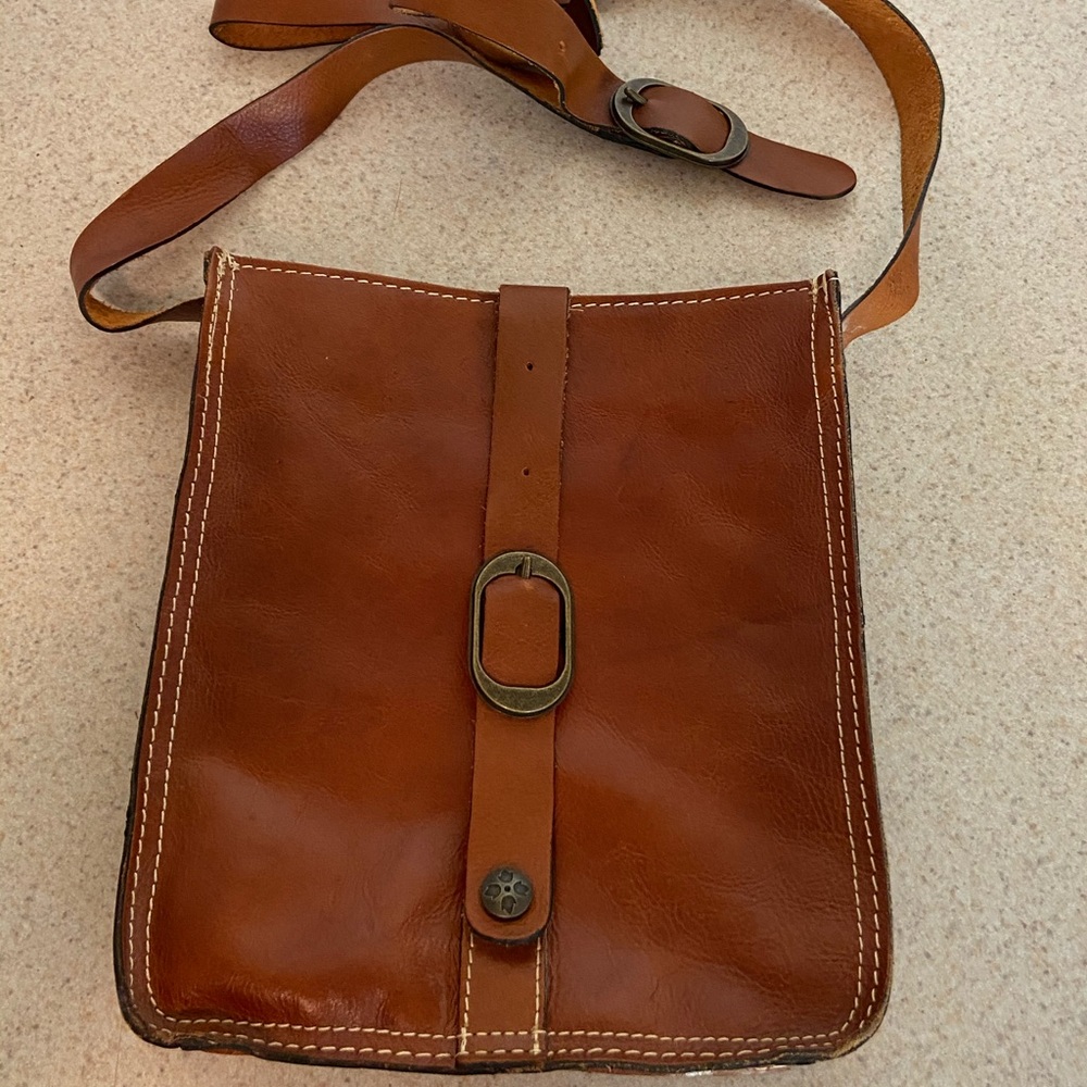 Brown Leather Crossbody Bag